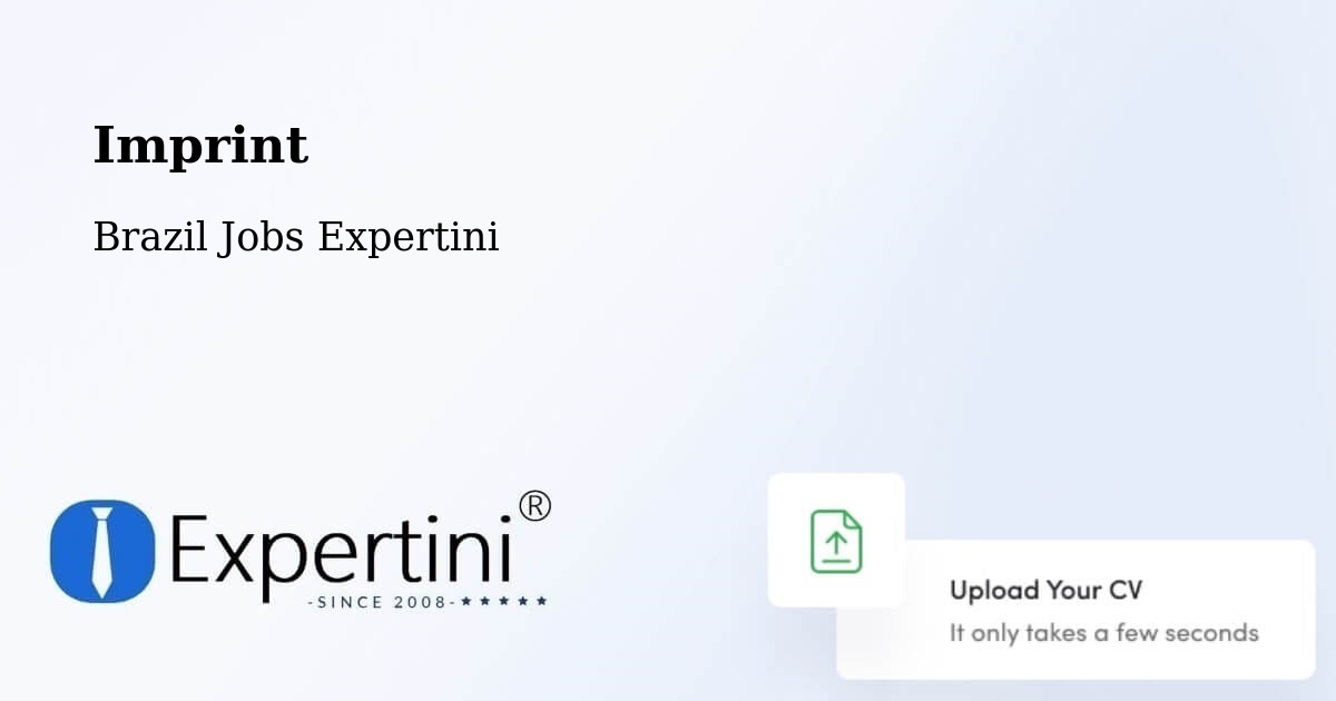 Imprint – Taquaral - Brazil Jobs Expertini